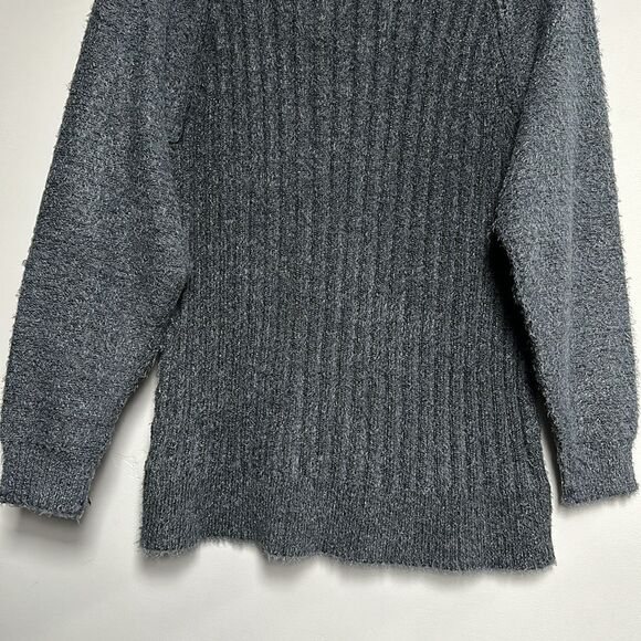 NWT Altar’d State Tara Turtleneck Tunic Sweater Black (dark gray) Oversized XS - Picture 11 of 13